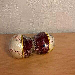 Rawlings with Red Stitching  Modell’s 2-Pack Baseballs – Synthetic Leather